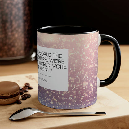 Transparent World, Accent Coffee Mug, 11oz