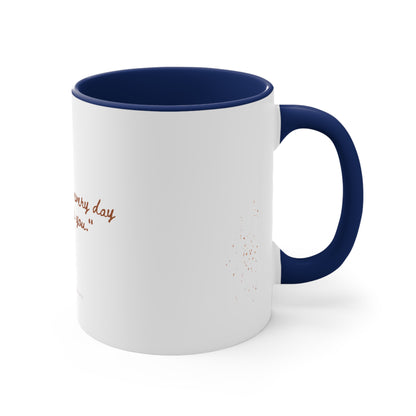 Daily Courage, Accent Coffee Mug, 11oz