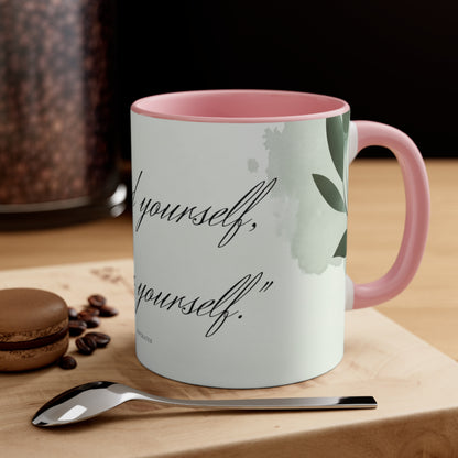 Self-Discovery Wisdom, Accent Coffee Mug, 11oz