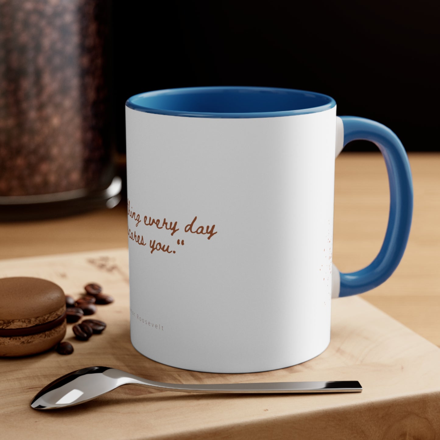 Daily Courage, Accent Coffee Mug, 11oz