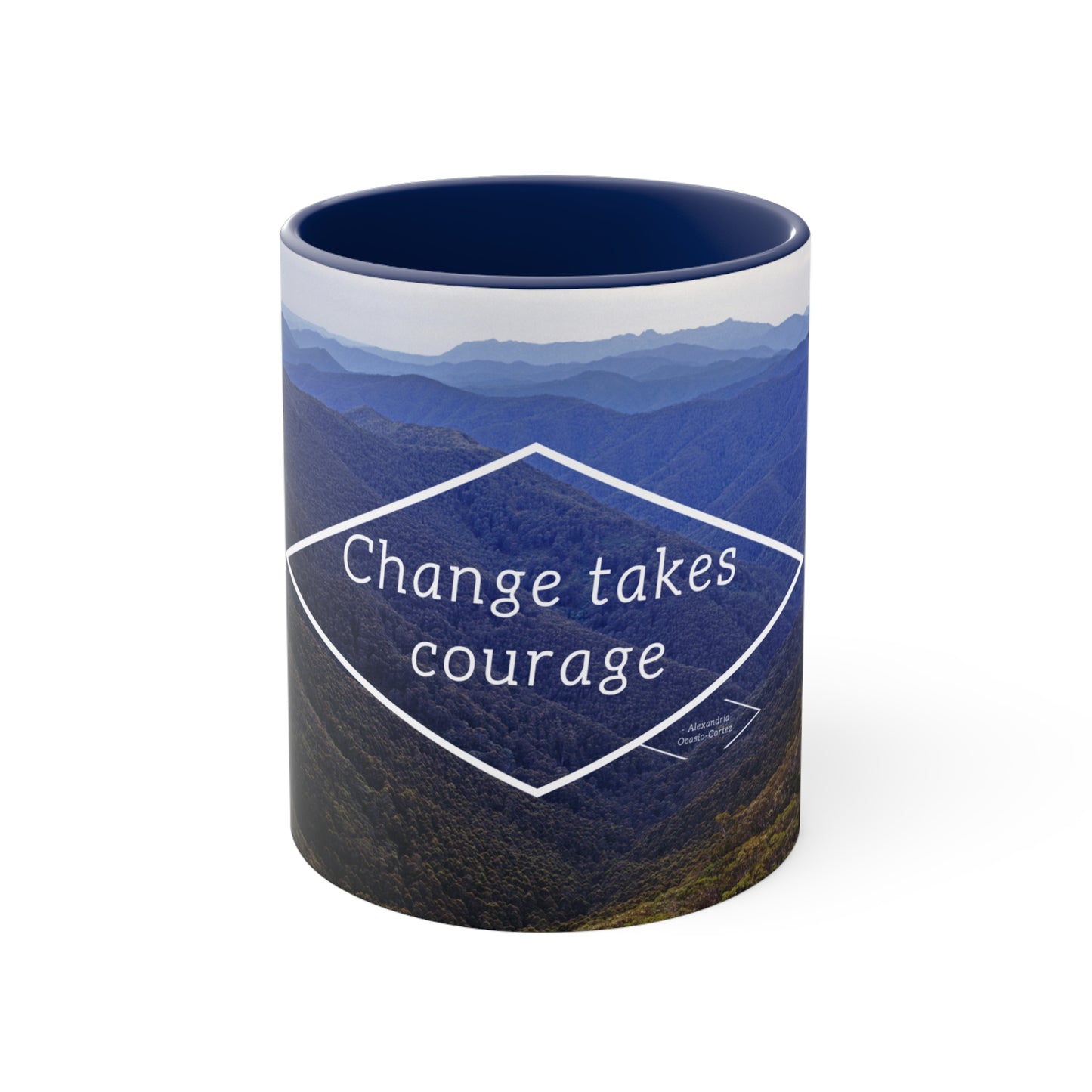Courageous Change, Accent Coffee Mug, 11oz