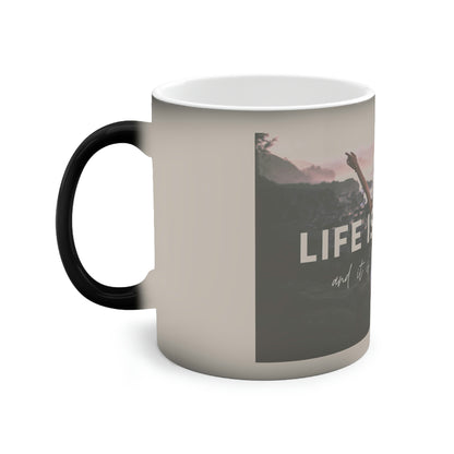 Life is Short, Color-Changing Mug, 11oz