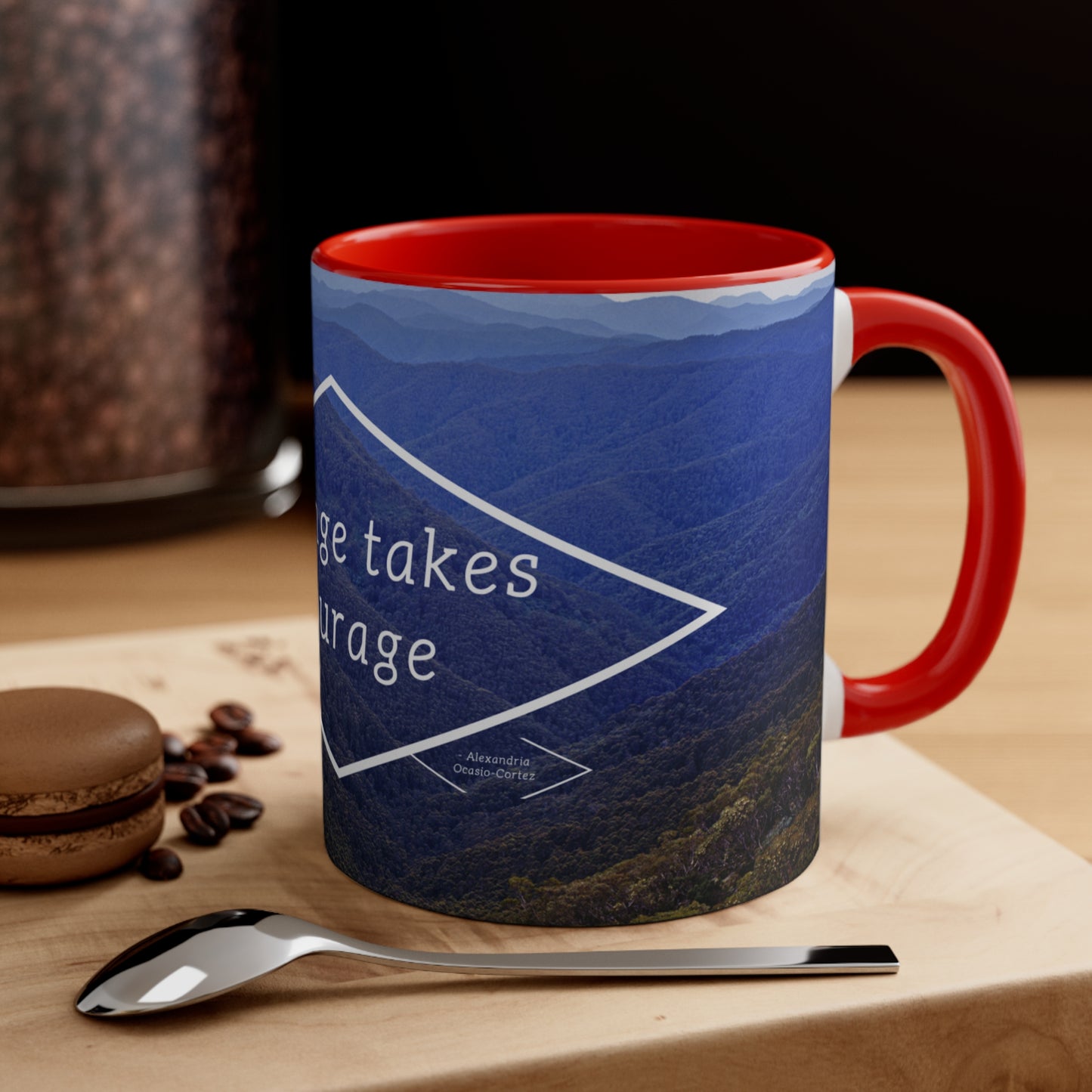 Courageous Change, Accent Coffee Mug, 11oz