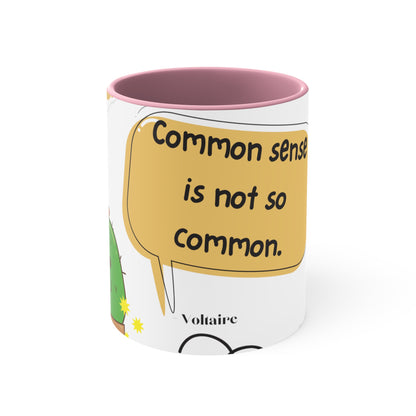 Common Sense, Accent Coffee Mug, 11oz