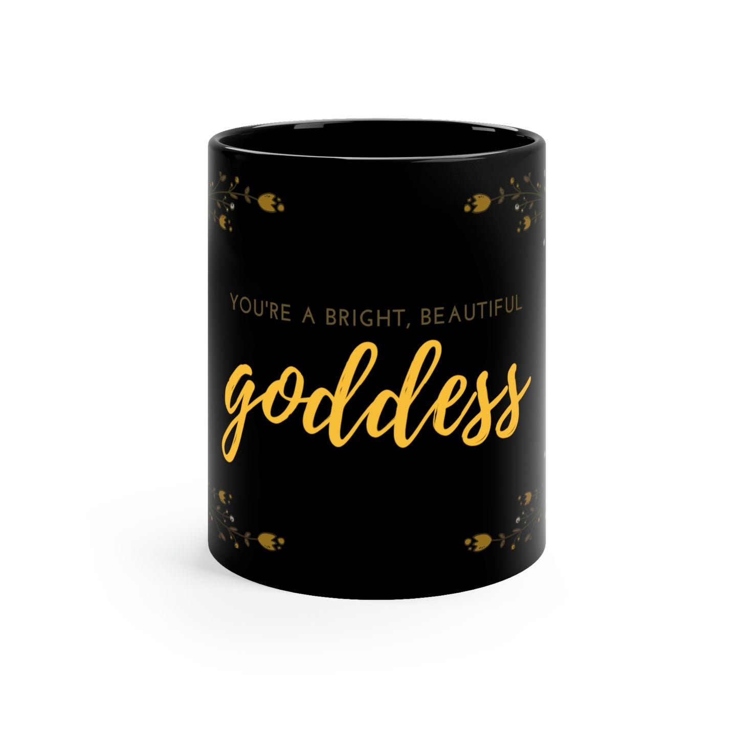 Goddess, 11oz Black Mug