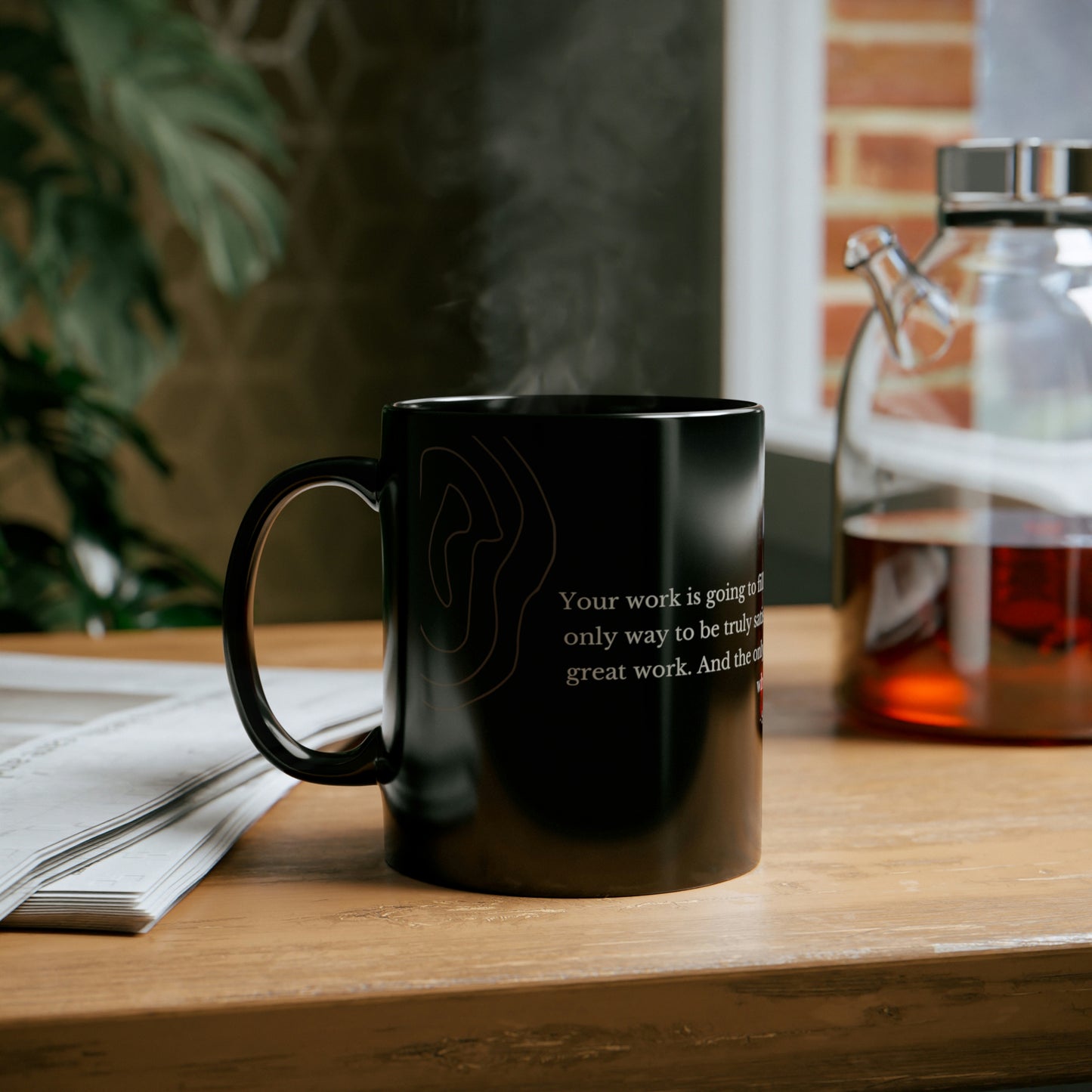 Love Your Work, 11oz Black Mug
