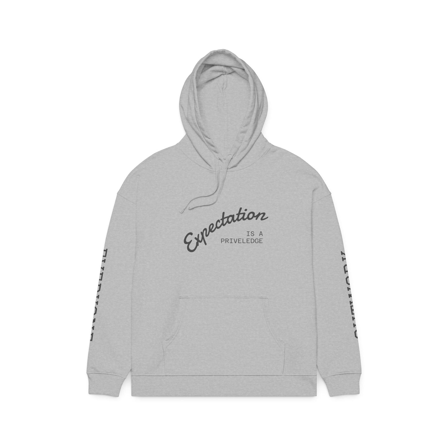 Privilege of Effort, Unisex Organic Relaxed Slammer Hoodie