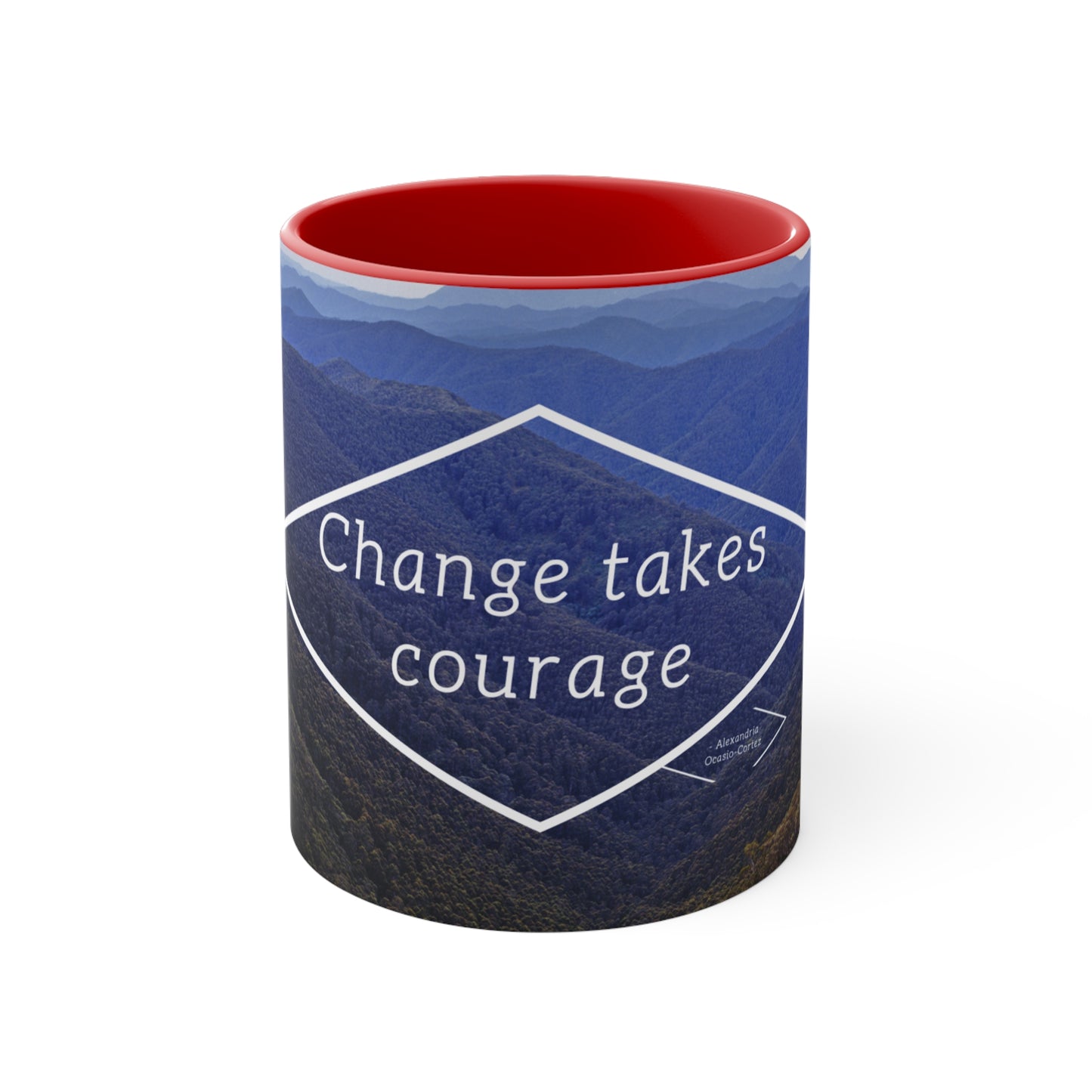 Courageous Change，特色咖啡杯，11 盎司