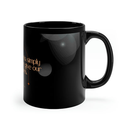 Errores como experiencia, taza negra de 11 oz