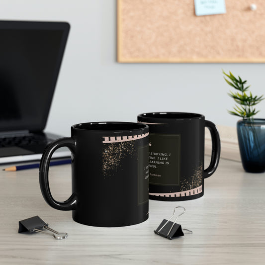 Learning is Beautiful, 11oz Black Mug